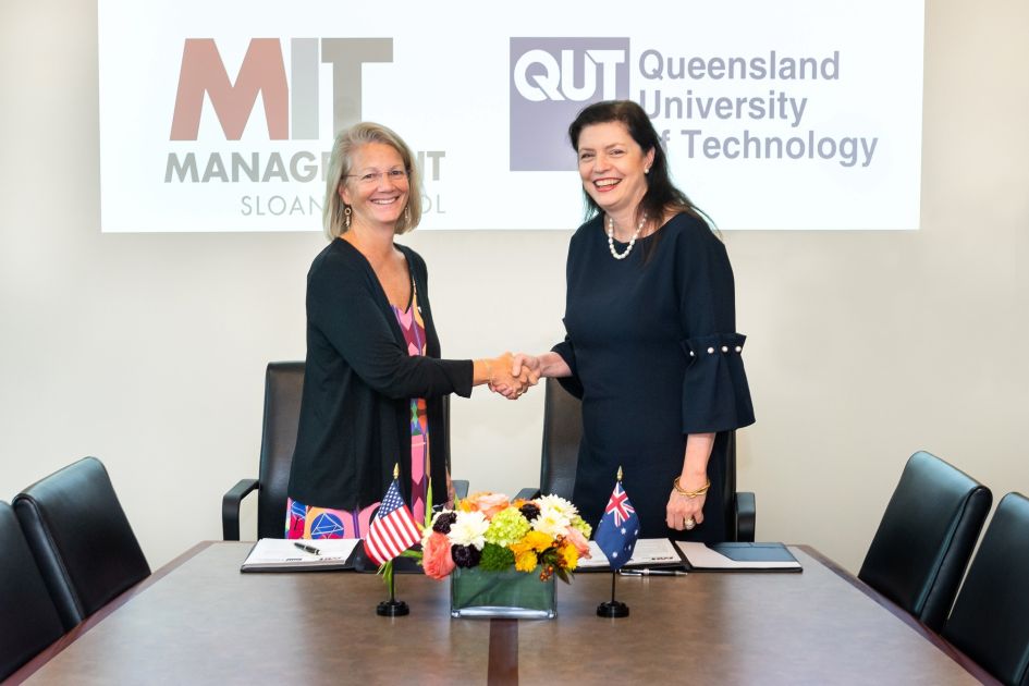 MIT and QUT sign agreement for business students